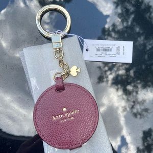 FINAL PRICE DROPKate Spade Mirror Leather Keychain
